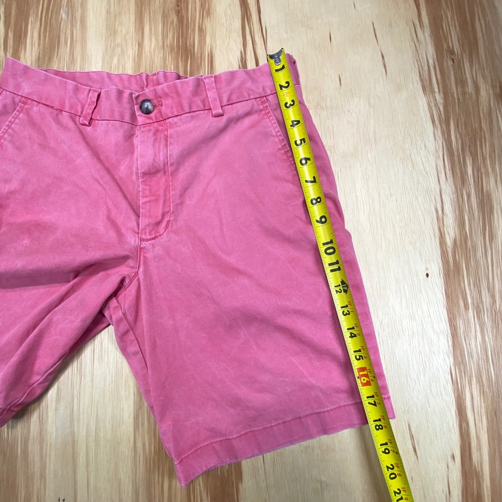 Vineyard Vines Breaker Shorts Men's‎ 30 Pink Garment-Dyed Cotton Chino - Picture 3 of 8